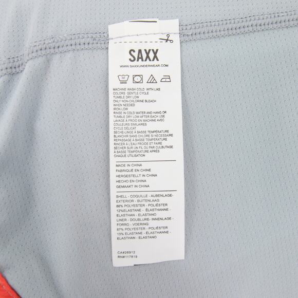 SAXX Swim Trunks Multicolor Striped Board Shorts Betawave Quick Dry Size 34 NWT - Picture 14 of 15